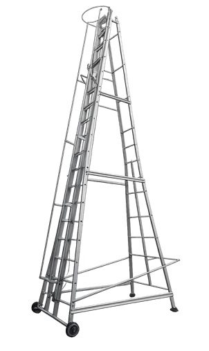 Telescopic Wheeled Ladder (Small)