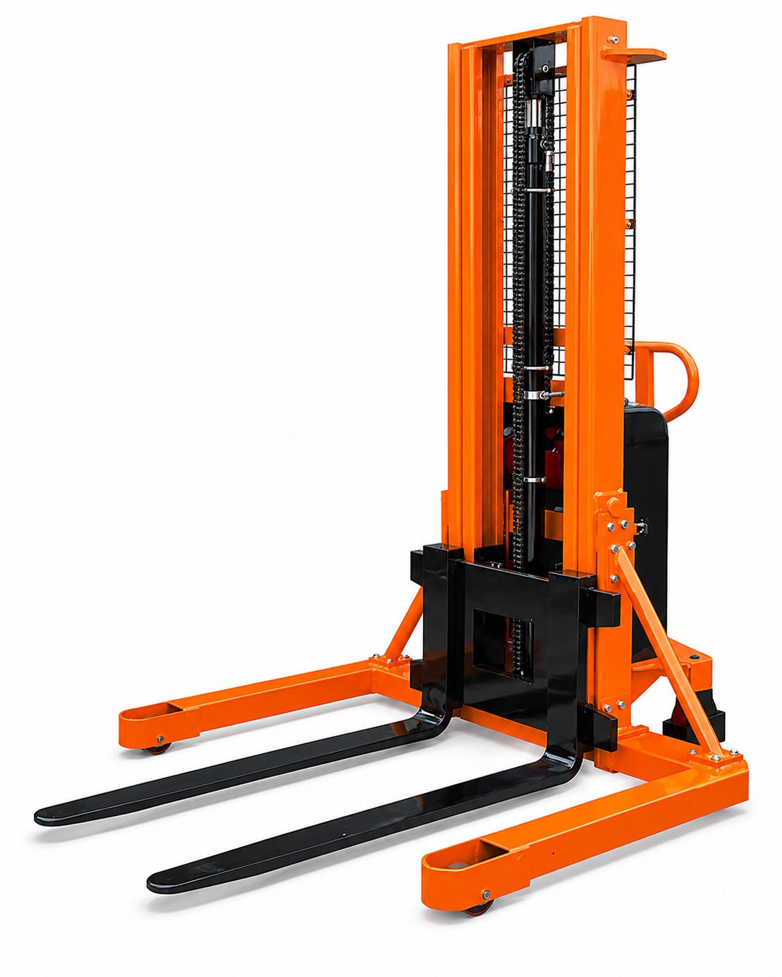 Semi Electric Stacker – Straddle Legs